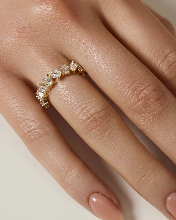 30 Emerald Cut Engagement Rings & Wedding Bands We're Loving