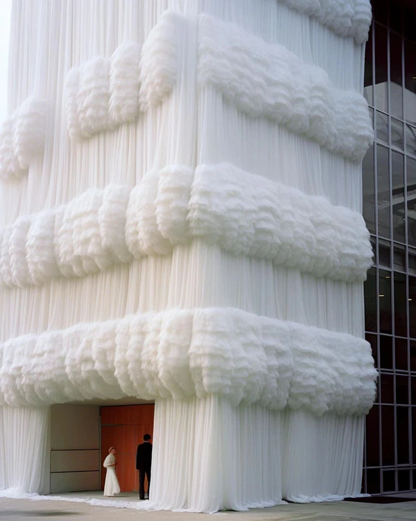Trend: Draped Fabric Installations