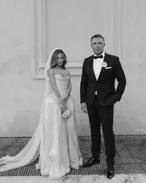 An Elegant & Dreamy Italian Wedding in a Baroque Roman Villa