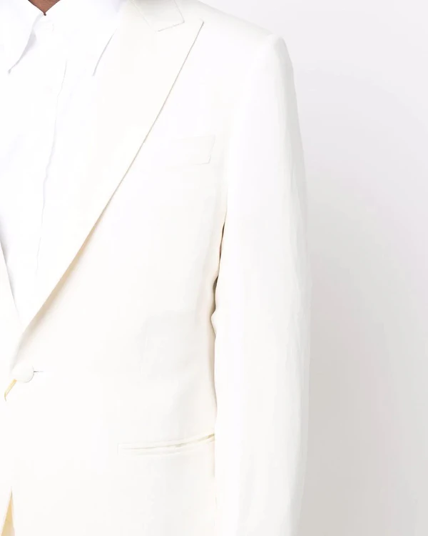 16 White Suits for Grooms