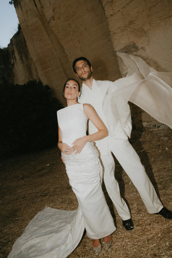 Pastel Florals, Golden Arches & a Dance-Filled Night at This Menorca Quarry Wedding