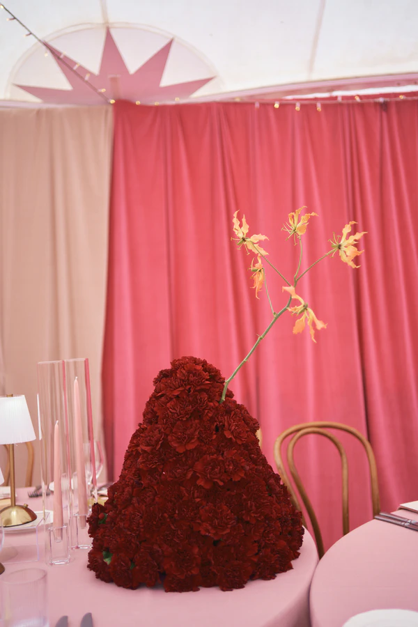 A Vibrant & Artistic Pink-Drenched Wedding in the Australian Countryside