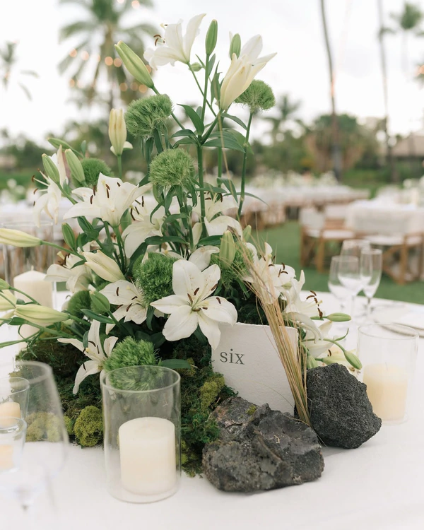 A Tropical Black-Tie Beach Wedding Weekend in Hawaii