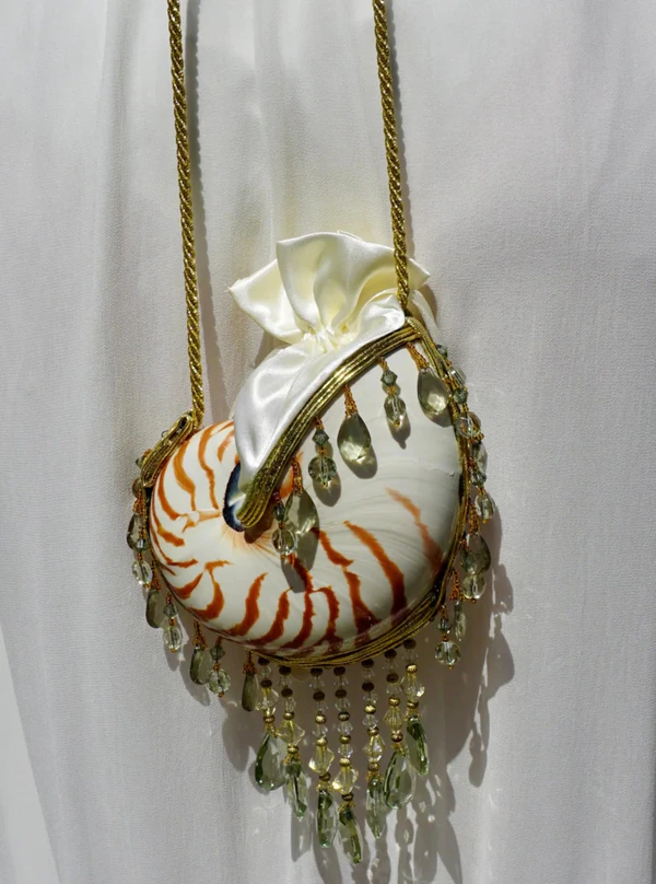 <a href="https://bellasarabags.com/products/emerald-jelly-lionfish">BELLASARA Bag</a>, $700