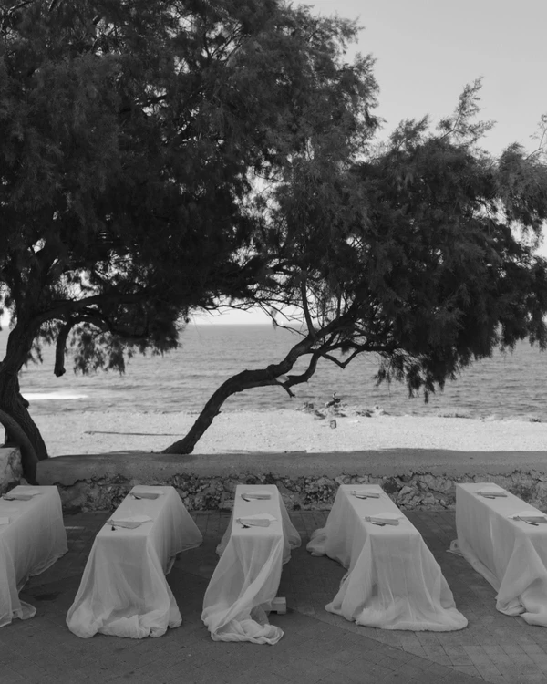 A Four-Day Fuchsia-Filled Seaside Wedding in Crete