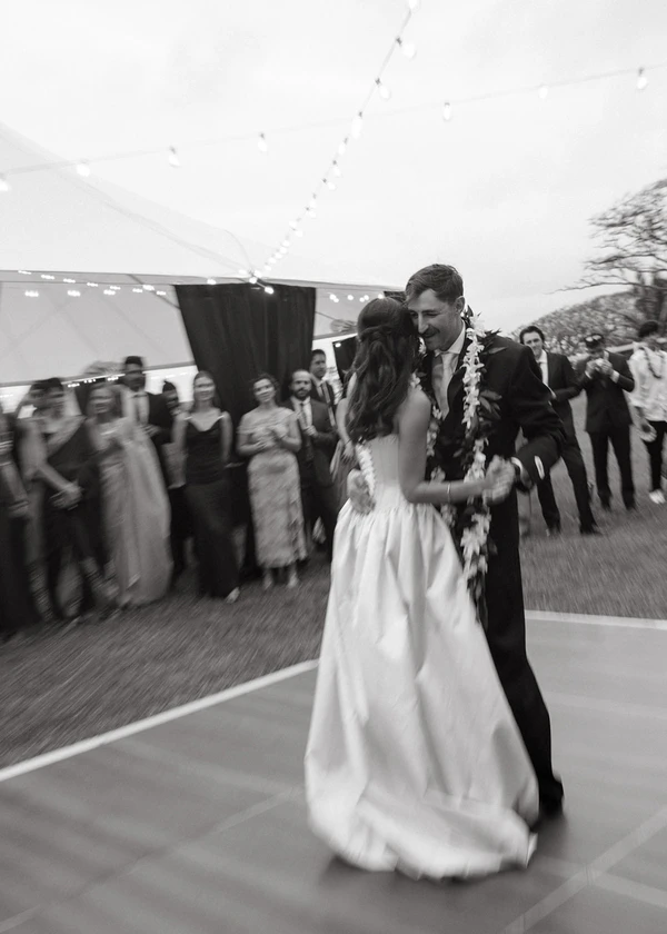 A Bold & Artfully Designed Wedding on the Lush Tropical Shores of Oahu, Hawaii
