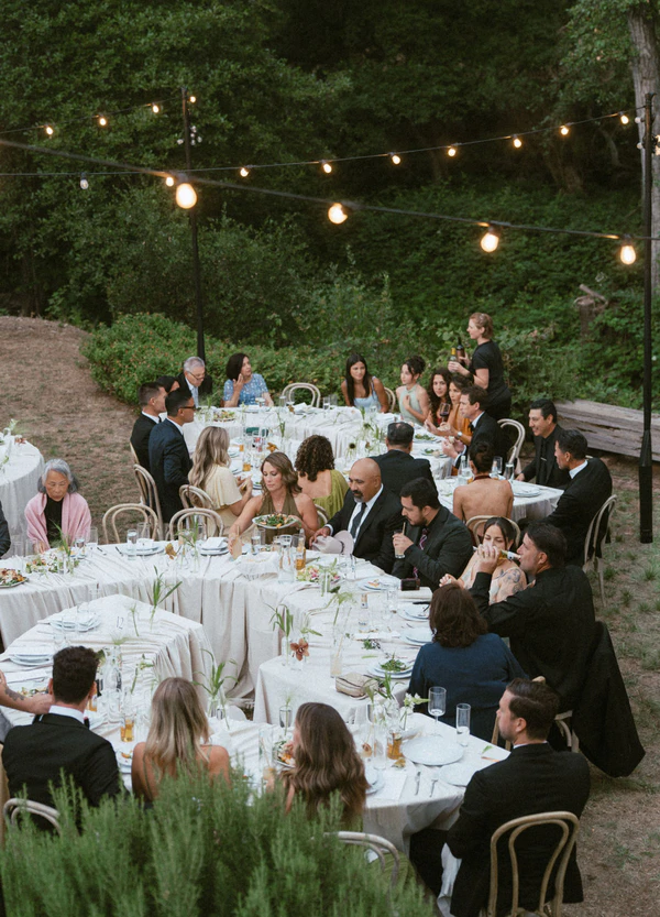 Influencer Jade Mitchell-Clyde's Chic Black-Tie Wedding in California's Gold Country