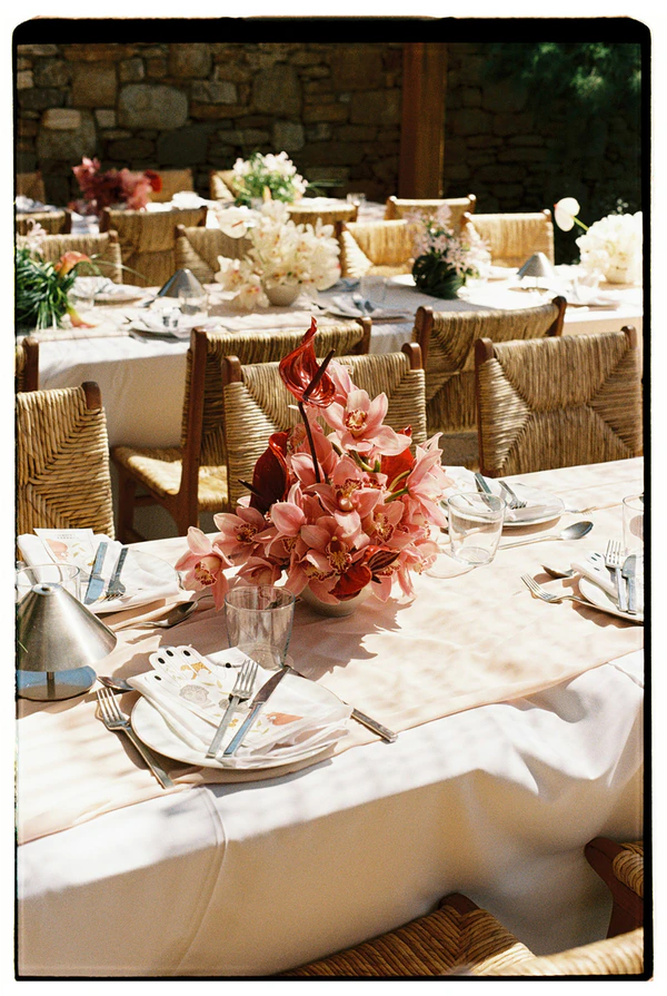 Jewelry Designer Noy Tawil's Mykonos Wedding Weekend Blending Bohemian Luxury & Mediterranean Chic