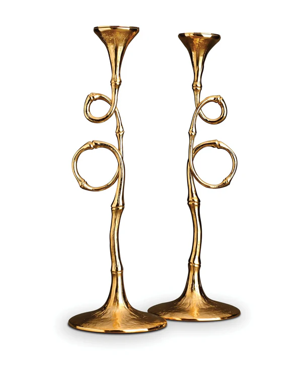 <a href="https://www.l-objet.com/products/evoca-candlesticks?utm_source=the-wed&utm_medium=digital-pr&utm_campaign=lobjet-wedding-gift-guide&utm_content=image-link">L'OBJET Evoca Candlesticks Set, $1,100</a>
