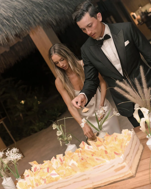 A Tropical Black-Tie Beach Wedding Weekend in Hawaii