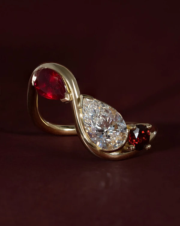 60 Color Diamond & Gemstone Engagement Rings