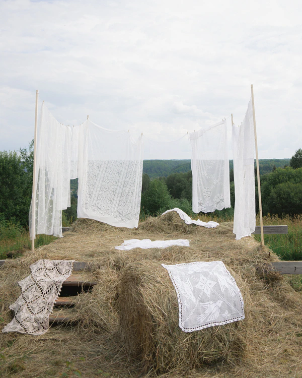 A Folkloric Countryside Wedding with Every Detail Handcrafted By Family & Friends