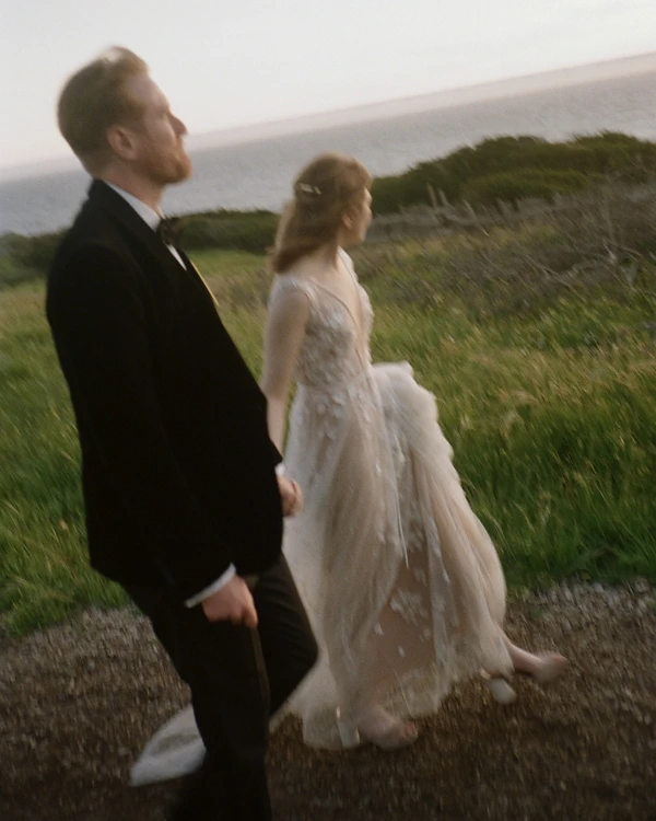 An Elegant Wildflower Wedding with Majestic Ocean Views
