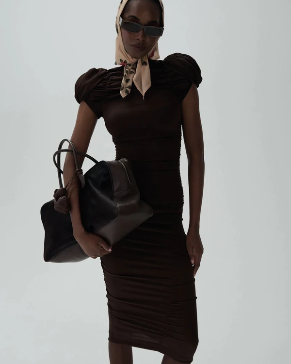 The Color of the Season: 20 Chocolate Brown Wedding Guest Dresses