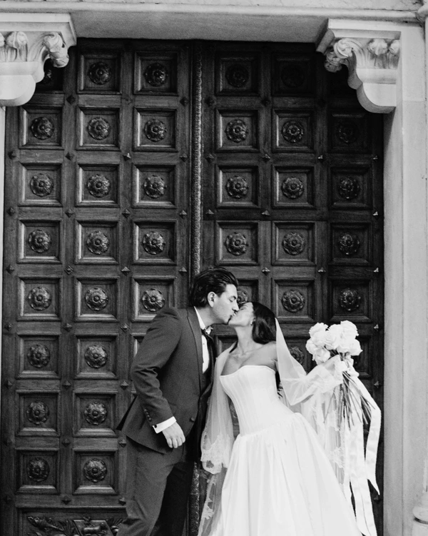 An Intimate Gothic Romance Elopement at a Historic Lake Como Villa