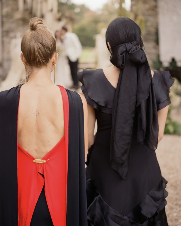 A Romantic Parisian Wedding in a Cinematic Open-Air Abbey
