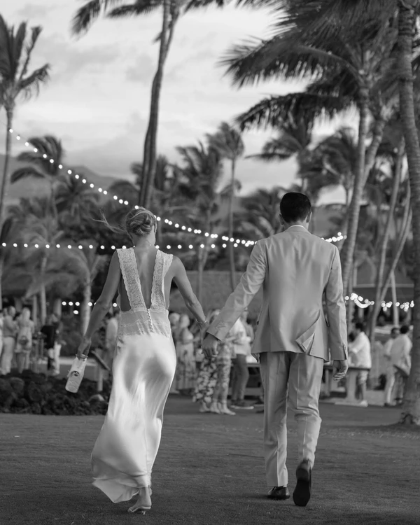 A Tropical Black-Tie Beach Wedding Weekend in Hawaii