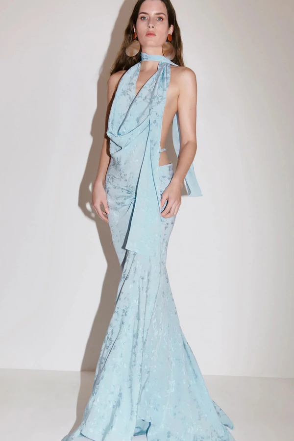 <a href="https://annaoctober.com/collections/new-arrivals/products/kelly-dress-light-blue-pf2617">ANNA OCTOBER Kelly Dress</a>, $797