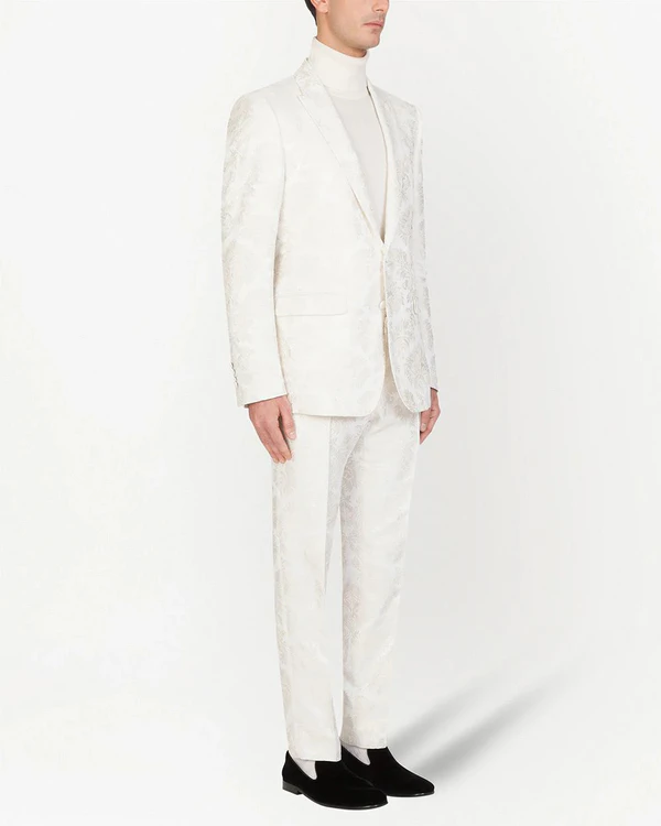 16 White Suits for Grooms