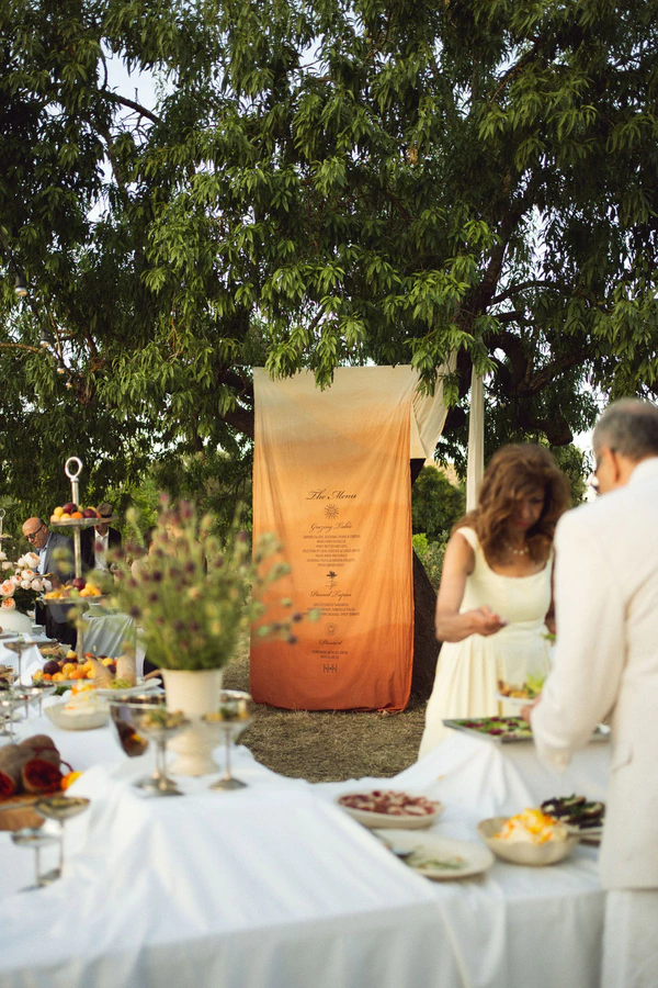 An Effortlessly Chic Garden Wedding in Mallorca with Vintage Details & Mountain Views