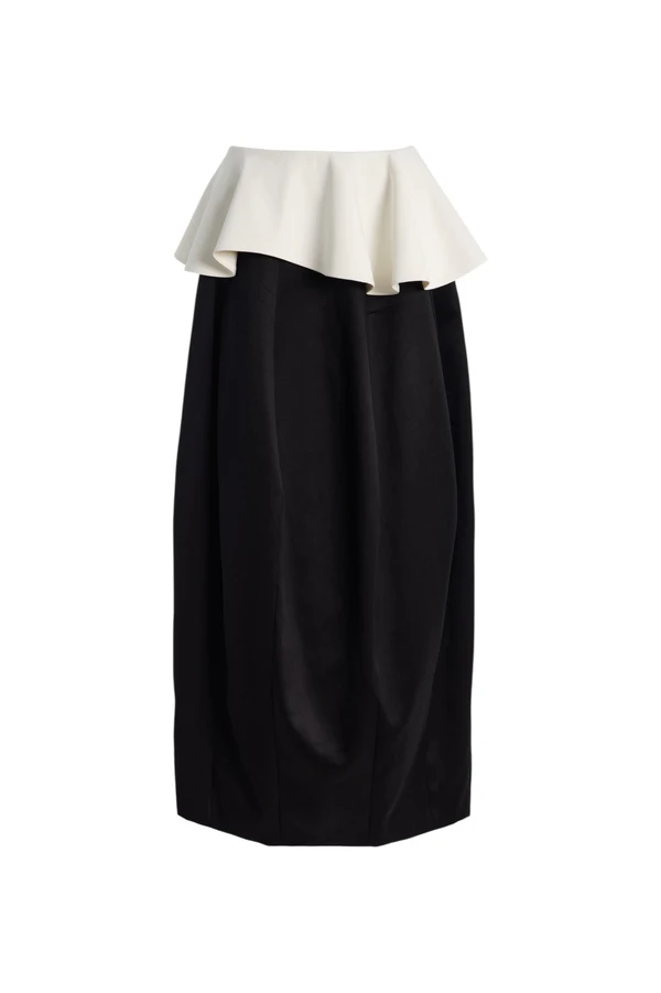 <a href="https://www.modaoperandi.com/women/p/ashlyn/mara-ruffled-cotton-blend-maxi-skirt/717416">ASHLYN Skirt</a> from Moda Operandi, $1980