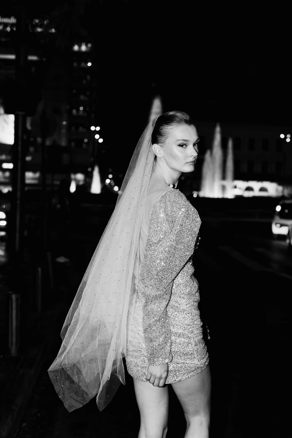 Christmas-Inspired Bridal Editorial in Antique Space — photo 15