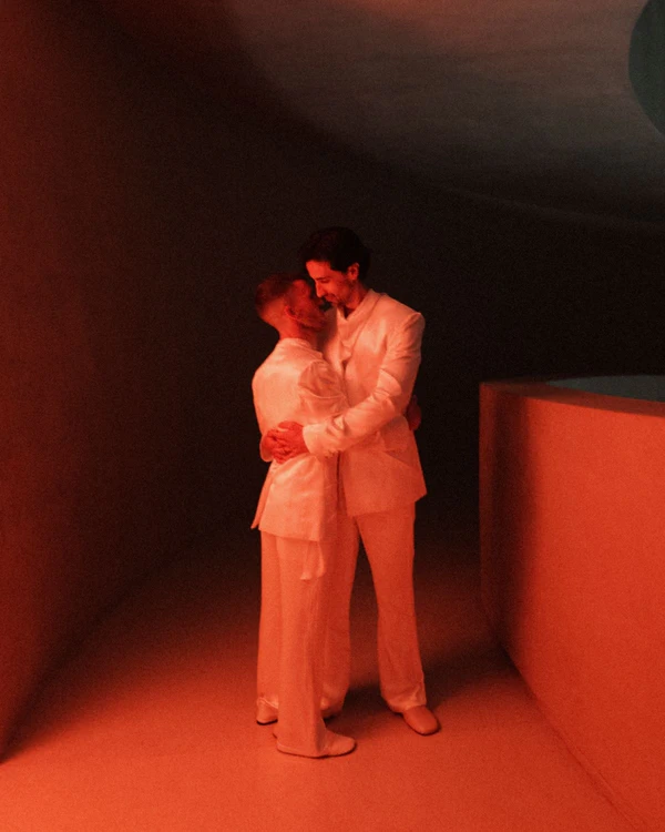 A Bold Botanical-Inspired Wedding Amongst Brutalist Architecture in Portugal