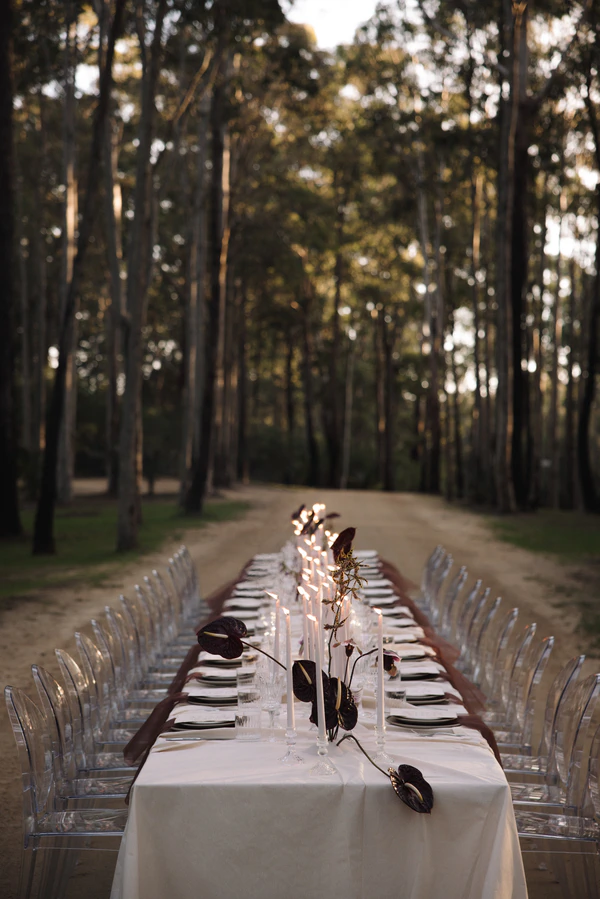 A Darkly Romantic Wedding Soirée