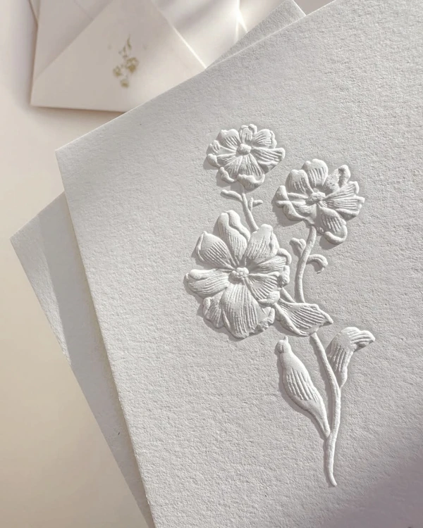 32 Blind Embossed Stationery Ideas