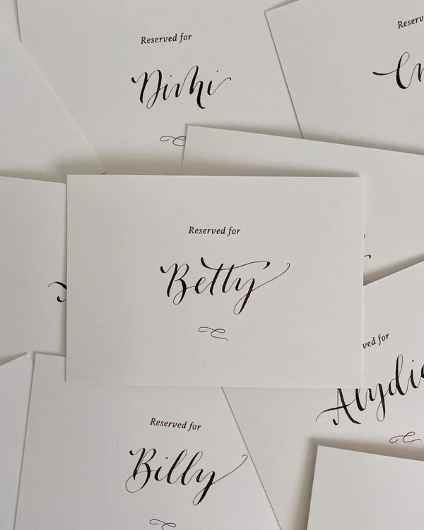 50 Elegant Calligraphy Stationery Designs