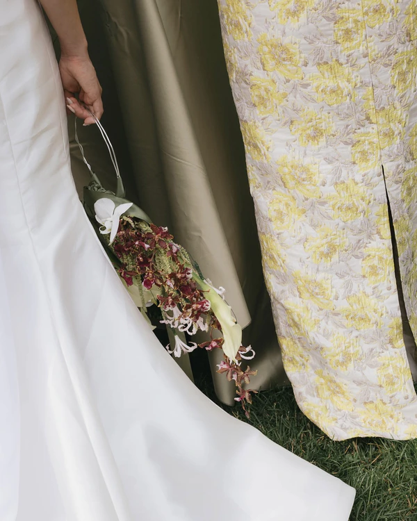 A Romantic Garden Wedding with Whimsical Foraged Blooms & Berries