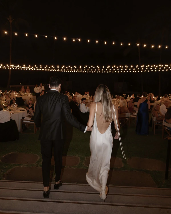 A Tropical Black-Tie Beach Wedding Weekend in Hawaii