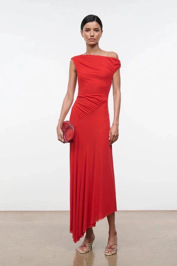 <a href="https://staud.clothing/collections/dresses/products/amaris-dress-tomato?_pos=3&amp;_fid=96446f156&amp;_ss=c?variant=45845079523501">STAUD Amaris Dress</a>, $375