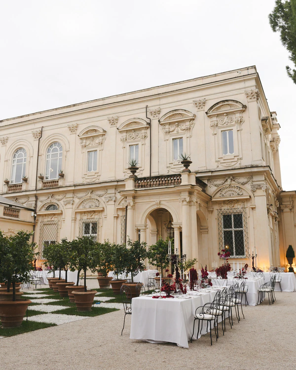 An Elegant & Dreamy Italian Wedding in a Baroque Roman Villa