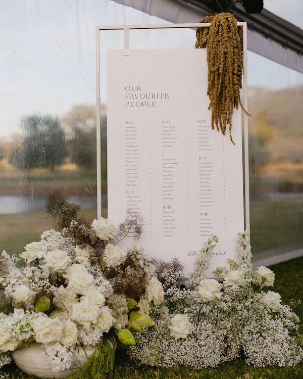 An Elegant Vineyard Wedding in Australia