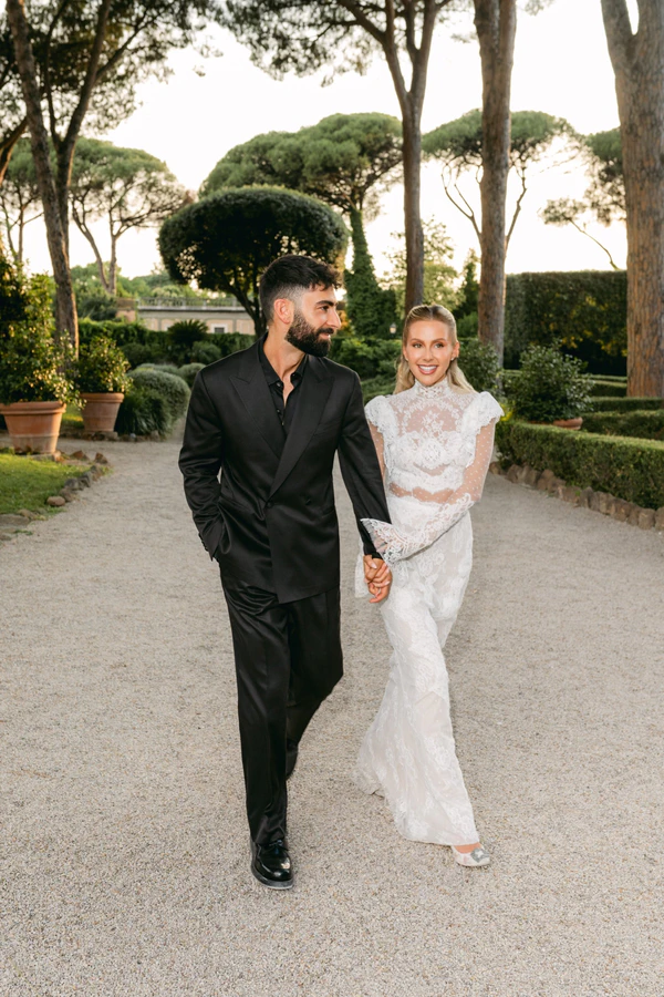 Influencer Allegra Filippetti’s Italian Garden Wedding Was a Chic Fusion of Cinematic Romance & Fashion-Forward Style
