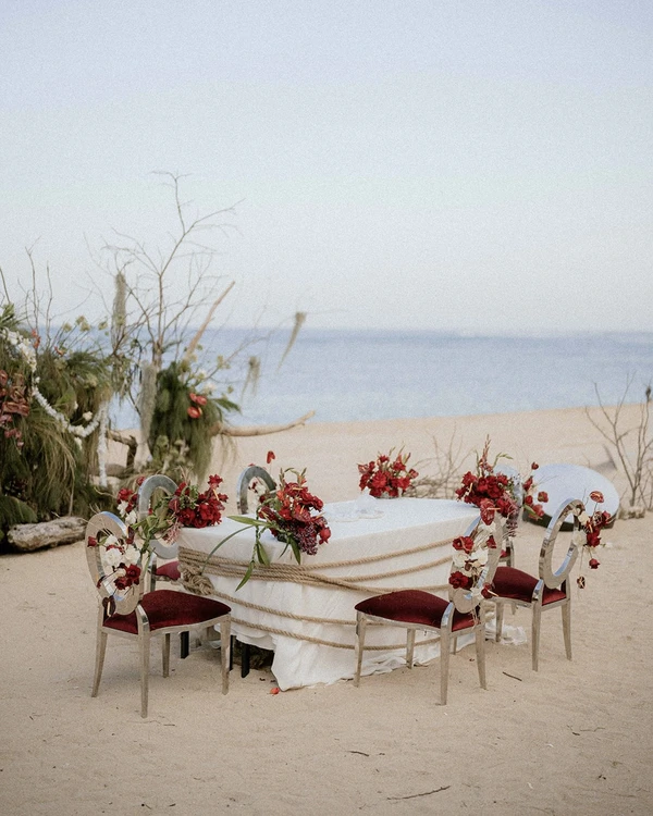 A Chic & Spiritual Beach Wedding on the Tropical Shores of Bali