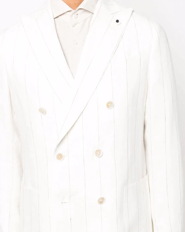 16 White Suits for Grooms