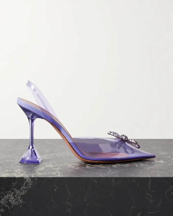 15 Trendy Transparent Wedding Shoes