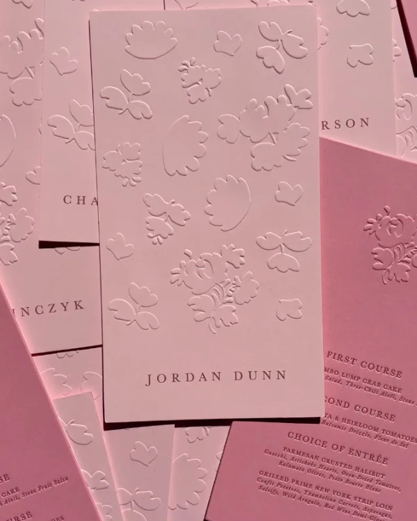 32 Blind Embossed Stationery Ideas