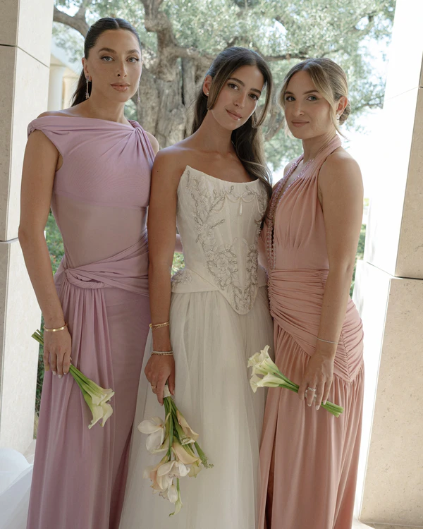A Cinematic & Artistic Color-Washed Wedding Weekend at Amanzoe in Greece