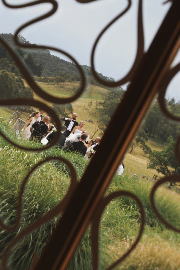 A Contemporary Chrome & Chartreuse Black-Tie Wedding Reimagines the Southern Highlands