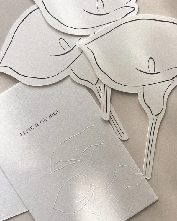 28 Minimalist Wedding Invitation Ideas