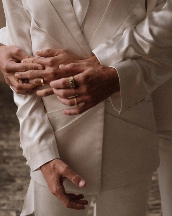 A Bold Botanical-Inspired Wedding Amongst Brutalist Architecture in Portugal