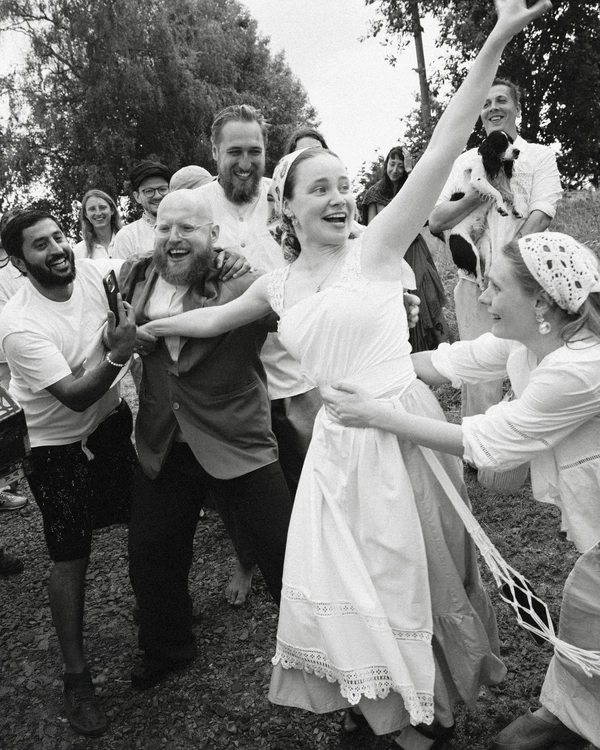 A Folkloric Countryside Wedding with Every Detail Handcrafted By Family & Friends