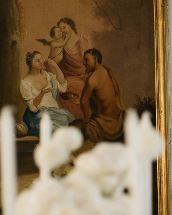 An Elegant Danish Castle Wedding with Contemporary Art Installations