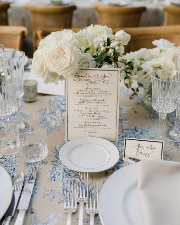 A Classic & Elegant Celebration Amongst an Italian Garden Villa