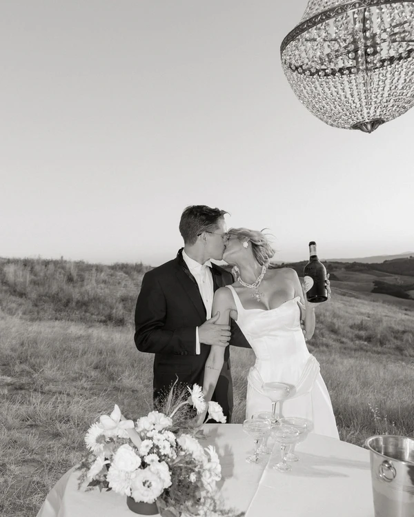 An Elevated Elopement in Tuscany with Vintage Bridal