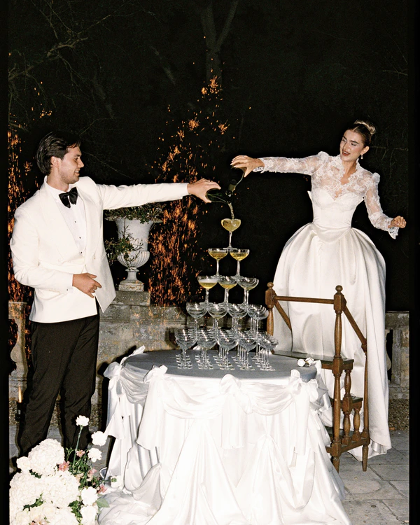 An Old-World Elegant Wedding at an 18th-Century French Château