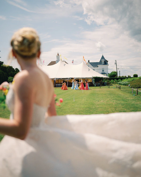 Vibrant Wedding with Homage to the Timeless Elegance of New England